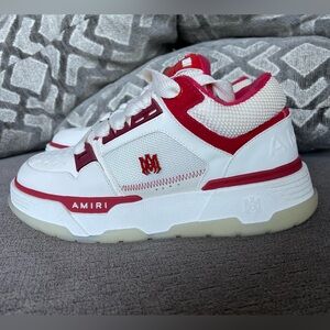 Amiri MA-1 Red and White Sneakers